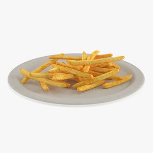 French Fries on Plate