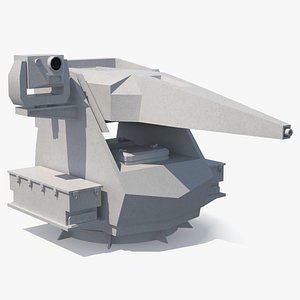Simplified Sci Fi Navy Cannon System Gun