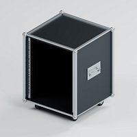 Twelve Unit Studio Flight Rack with Castors