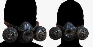 gas mask 3D model