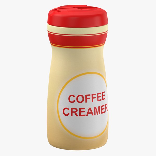 modelo 3d Dry Coffee Creamer Generic Label TurboSquid 1991503