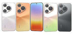 Huawei Pura 90 Pro All Colors 3D