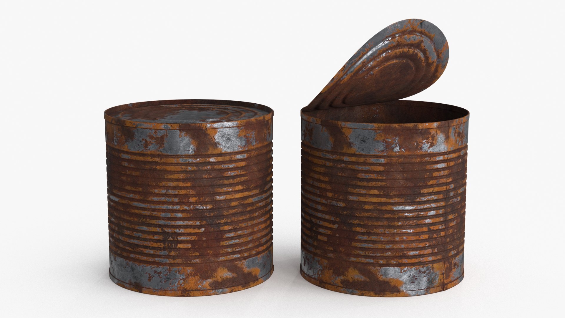 3D Tin Can V4 Rust - TurboSquid 2252701