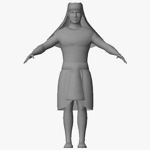 Egyptian character male 02