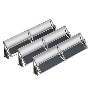 parabolic solar collector 3D model