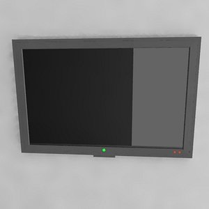 3dsmax plasma tv