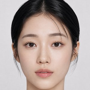 3D Roh Yoon-seo Head - No Hair - Low poly head