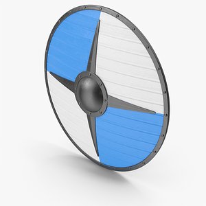 3D Viking Shield