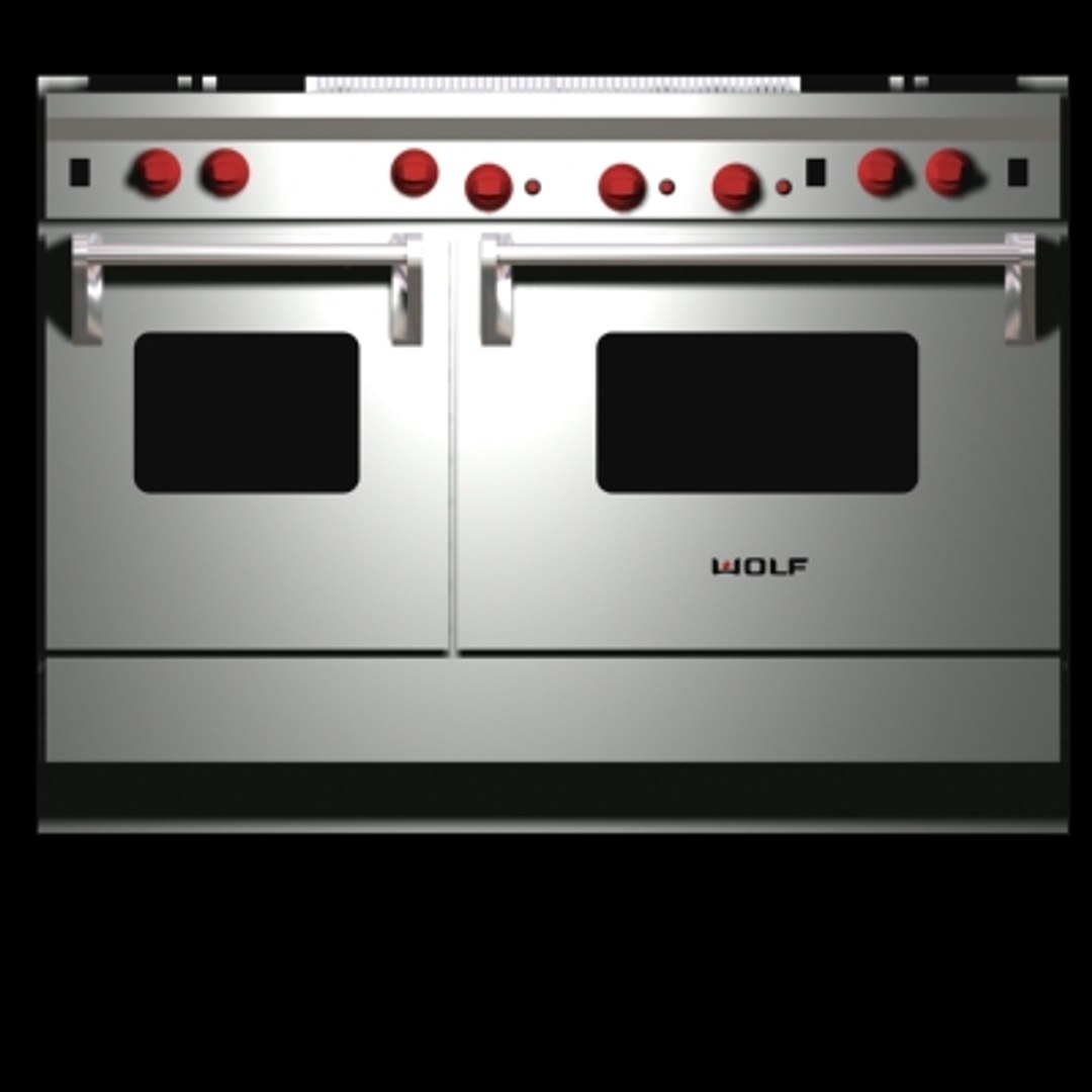 Wolf Dual Fuel Range 3d Dwg
