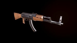 ak-47 pbr 3D model