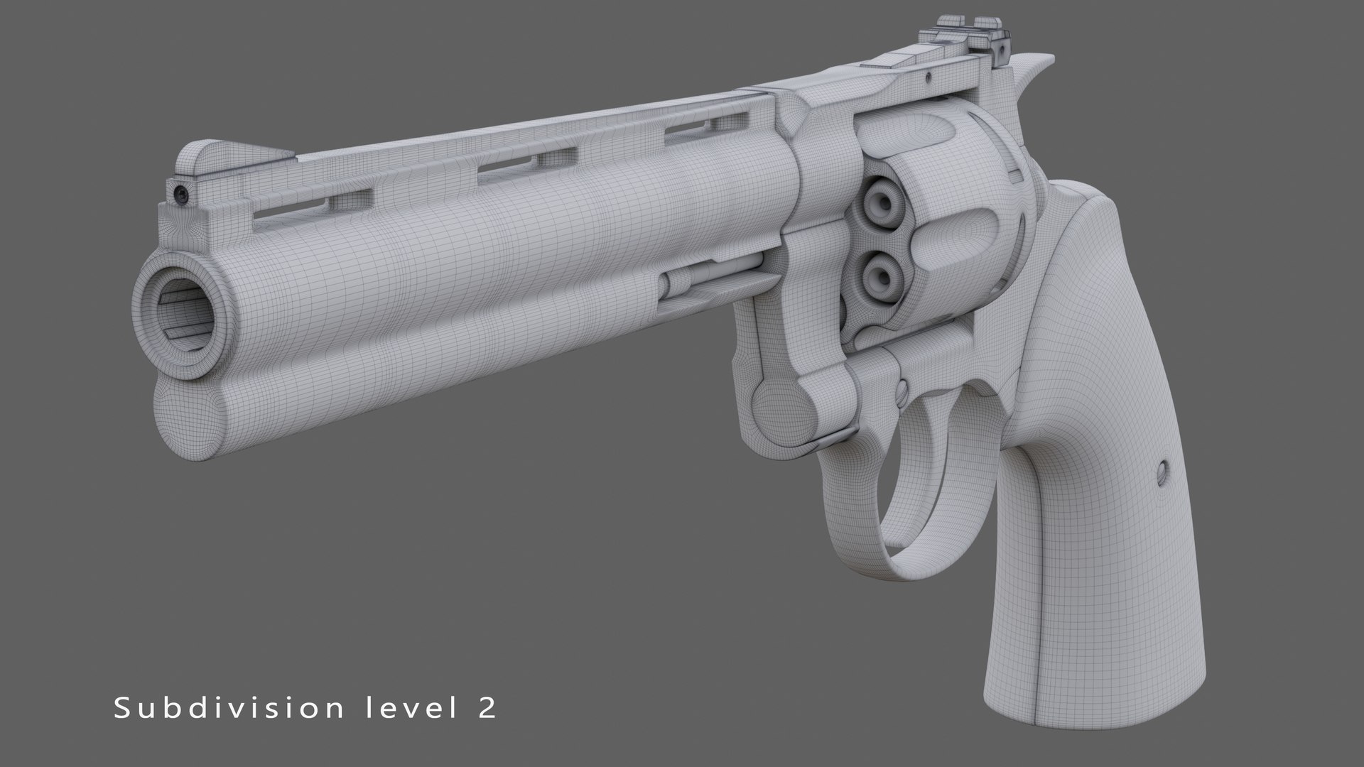 3D Colt Python 357 6 Inch Black - TurboSquid 2035840