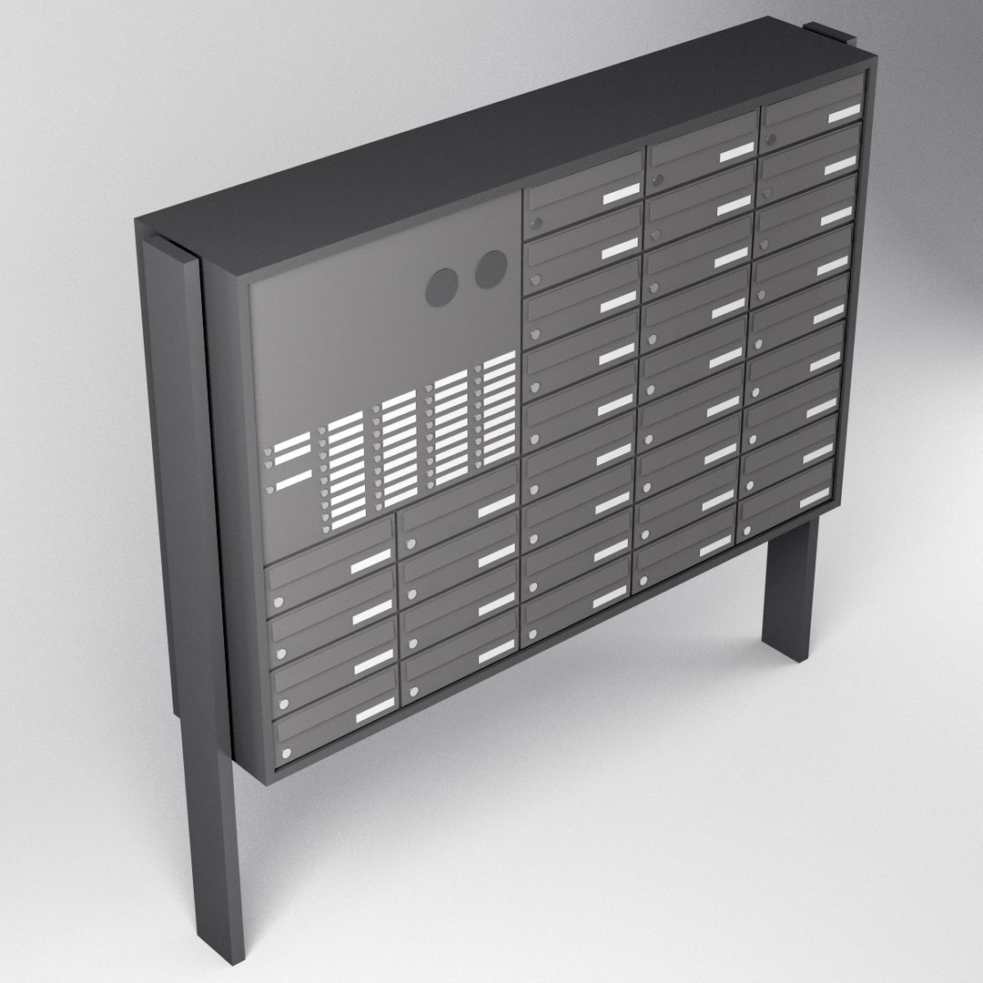 3D mailbox simple array https://p.turbosquid.com/ts-thumb/gX/XPTpu2/W8EtA8fT/mailbox_e/jpg/1528790231/1920x1080/fit_q87/f0364823a37229f6a7efc8b11158fddf5c81e6ce/mailbox_e.jpg