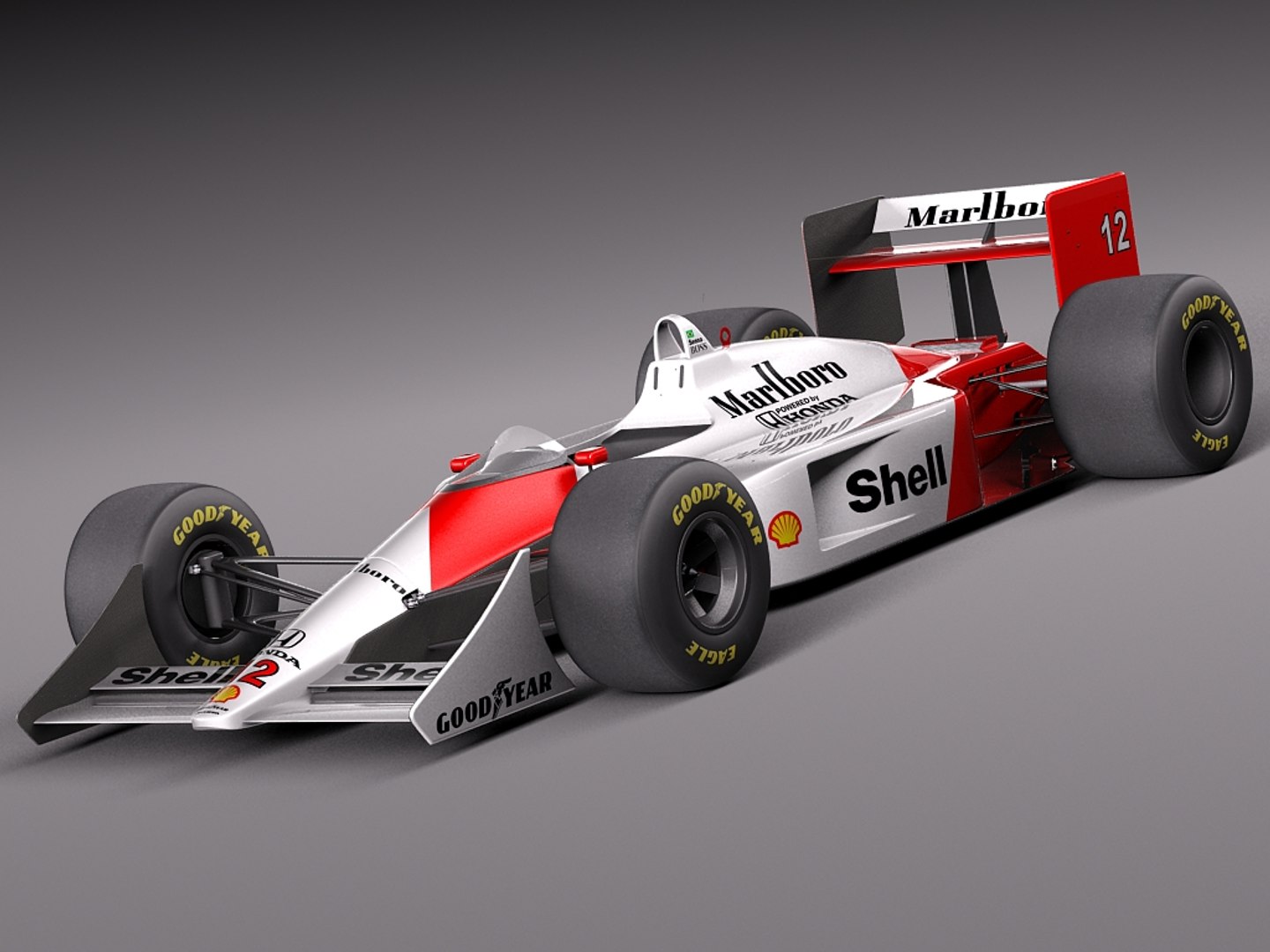 【新品未使用】マクラーレンホンダ MP4-4 ハンドル 3D RAP製 マクラーレンホンダMp4-4エアートンセナF13Dモデル - TurboSquid
