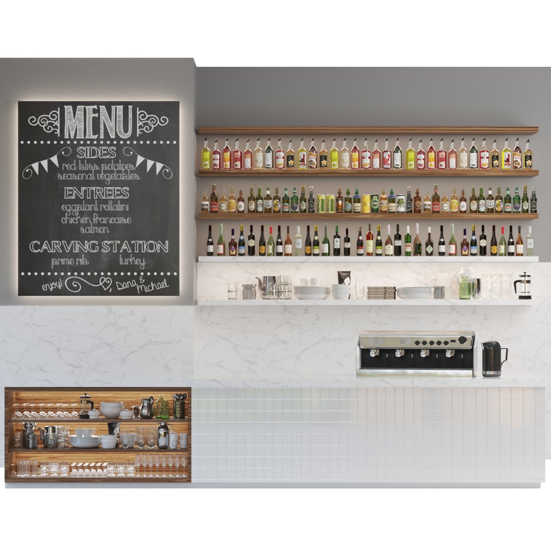 3D Coffee Point Design 6 Model - TurboSquid 1746268