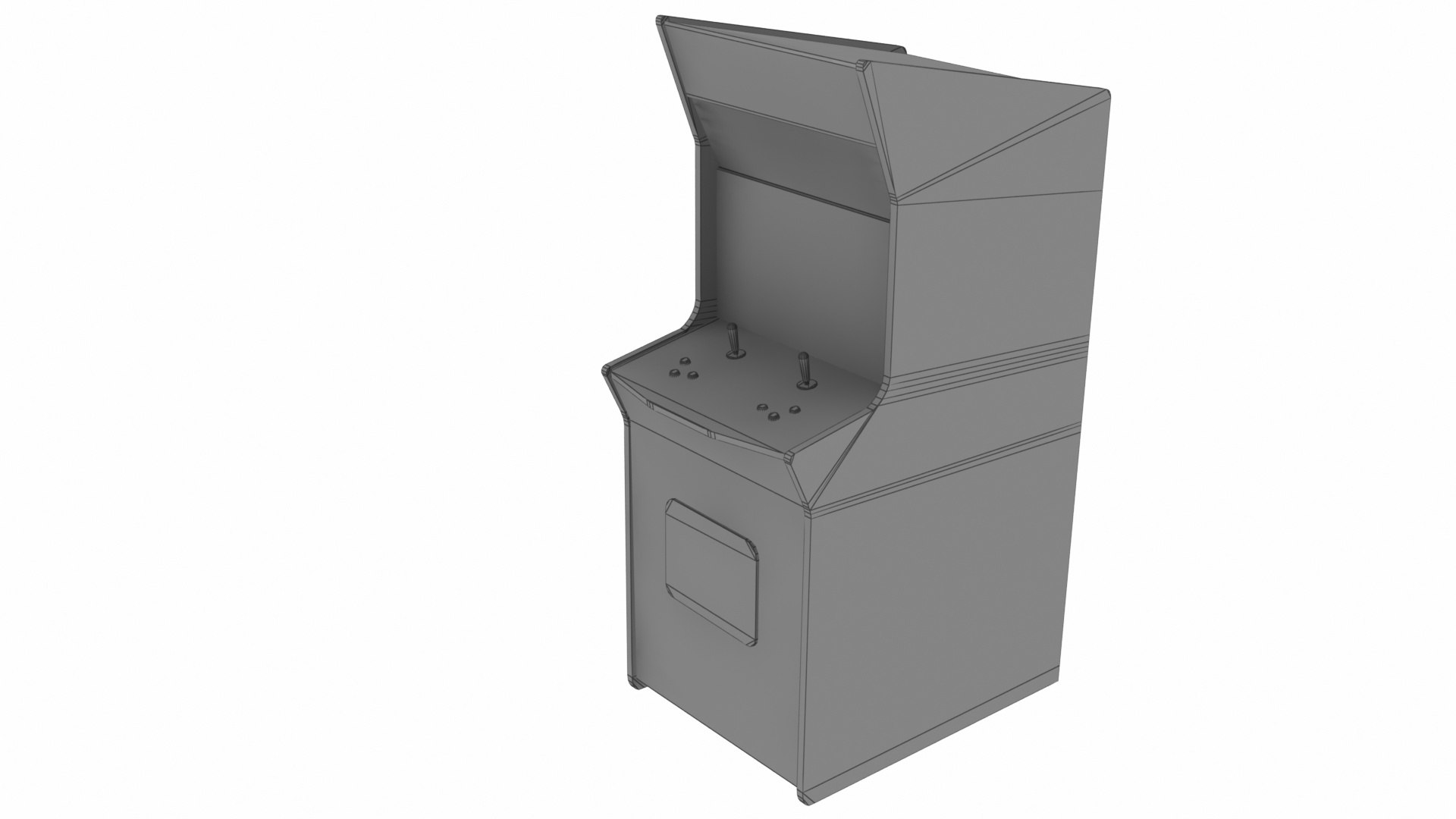 3D Arch Rivals Arcade Machine - TurboSquid 1503698