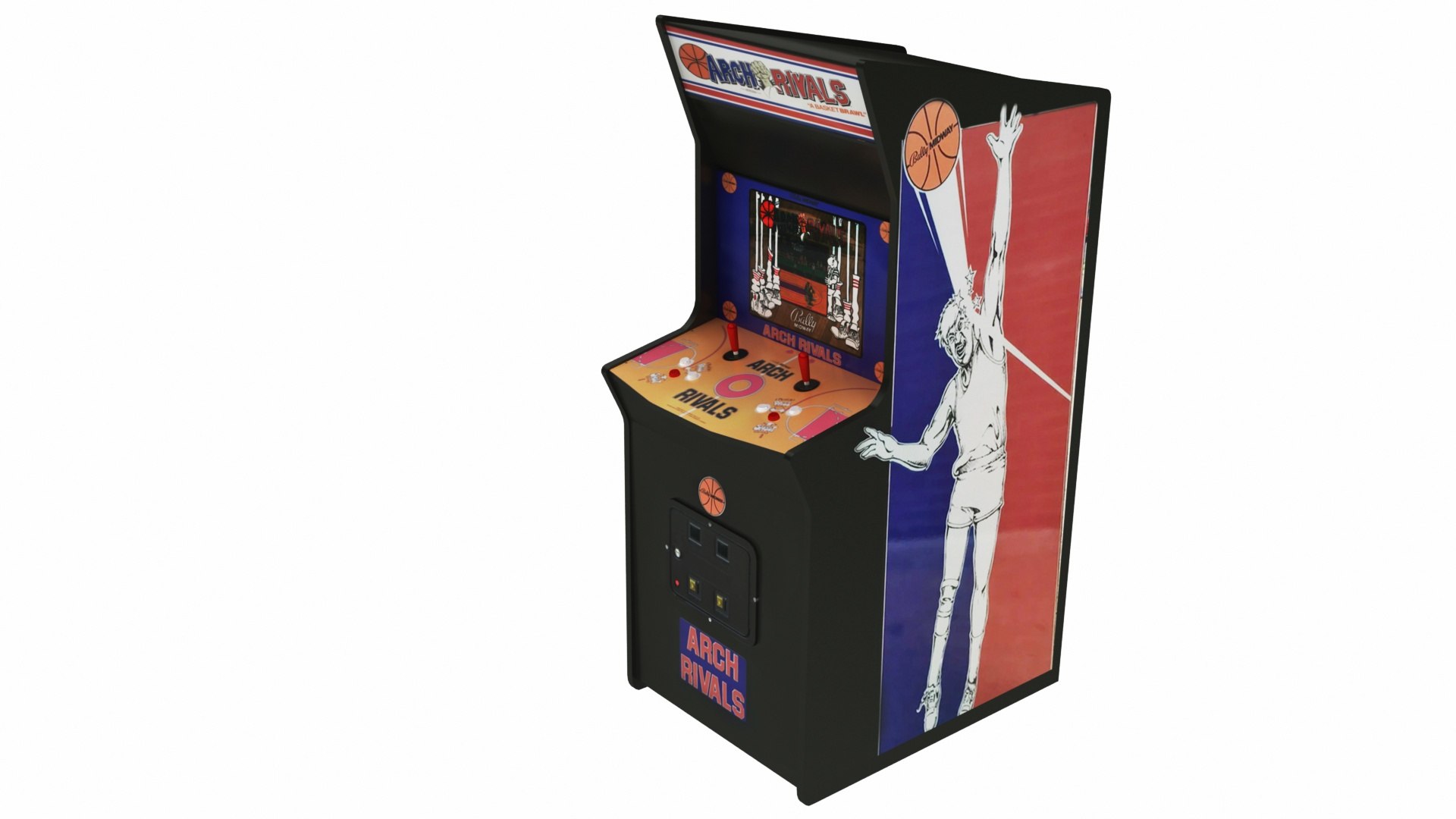 3D Arch Rivals Arcade Machine - TurboSquid 1503698