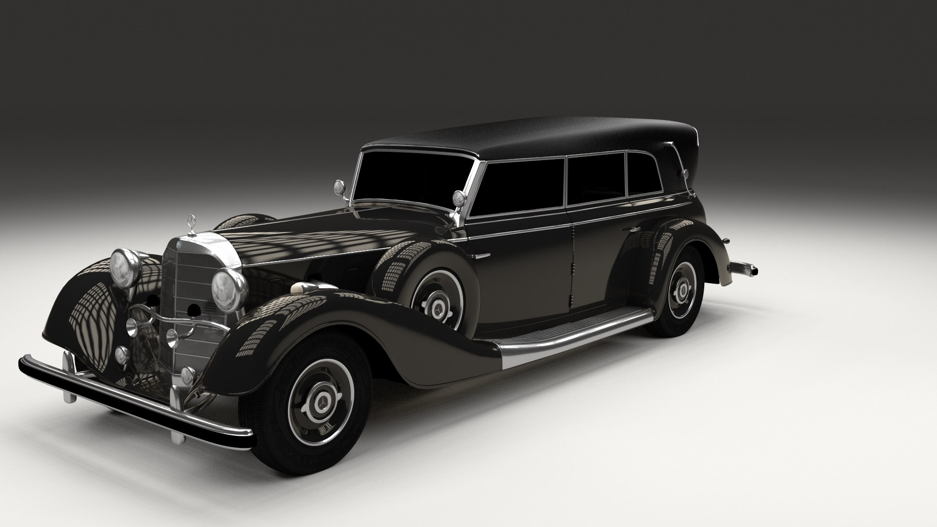 Mercedes 770k W198 3d Obj