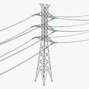 3D model Power line