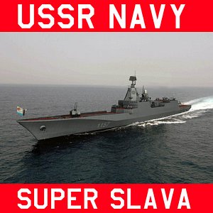 Soviet Navy Project 1157 Cruiser C4D