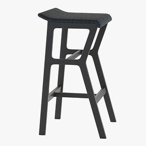 3d model barstool nhino trab