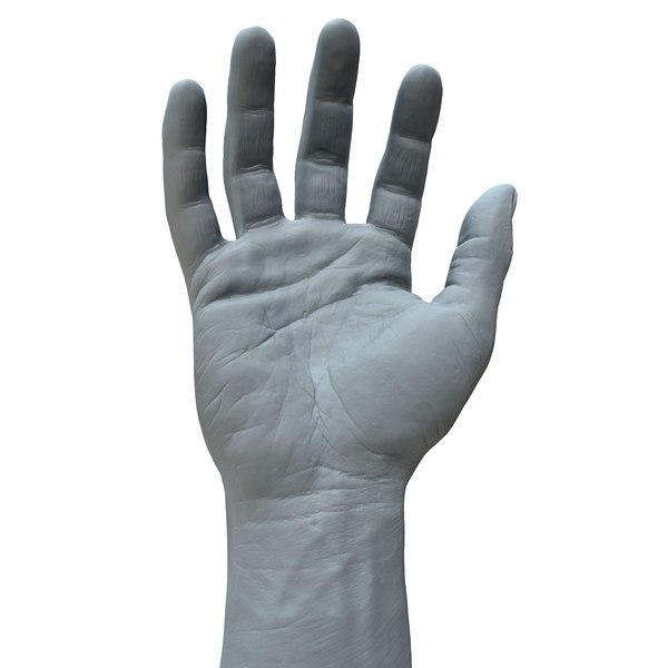 3D The perfect male hand