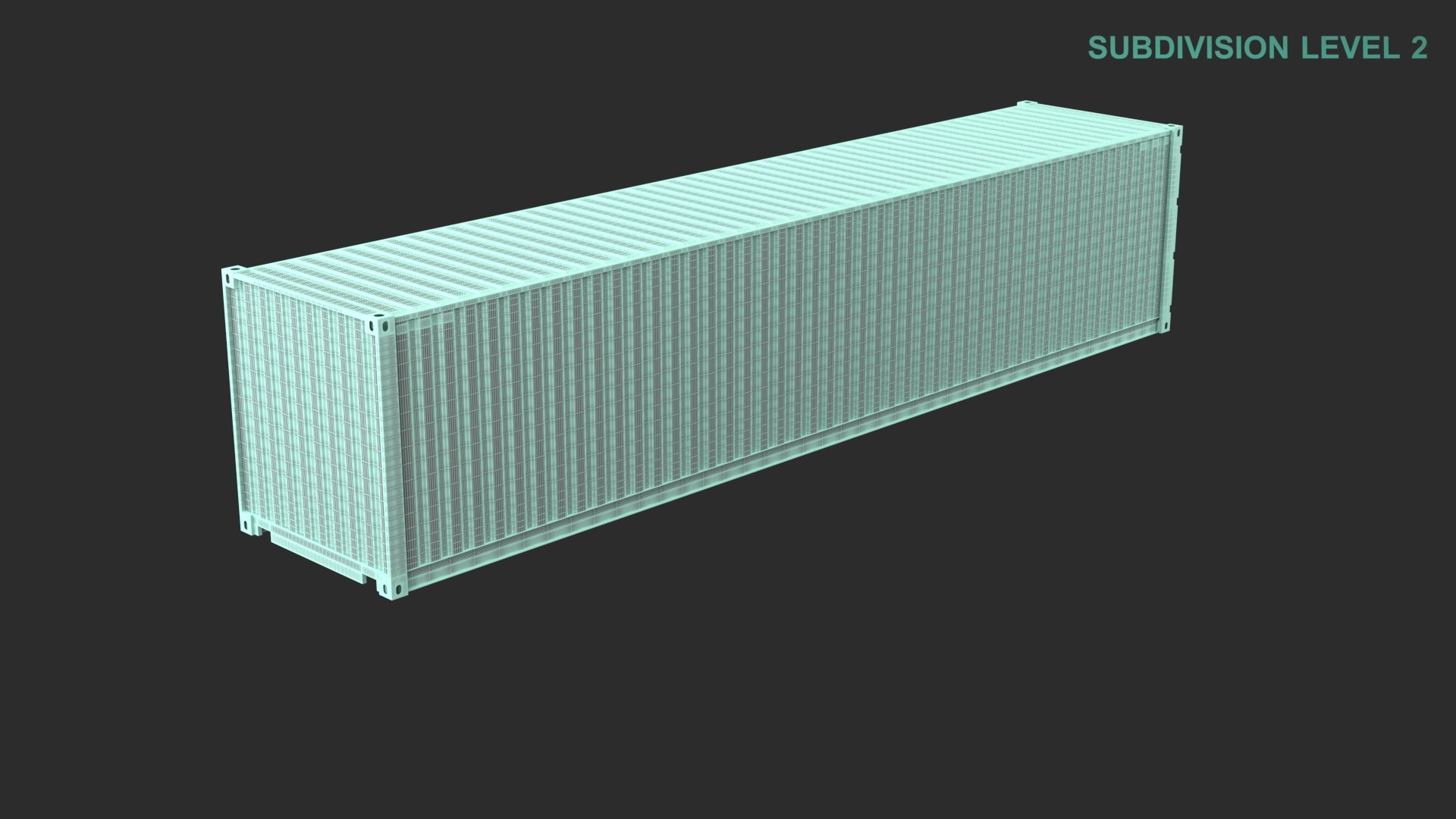 40ft Shipping Container 3D Model - TurboSquid 1934396