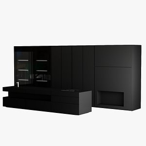 3D Kitchen Modern Set 3D model