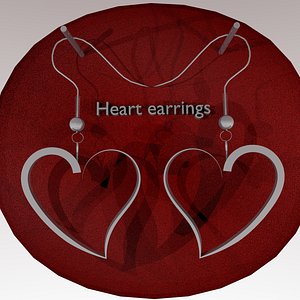 Heart shaped earrings
