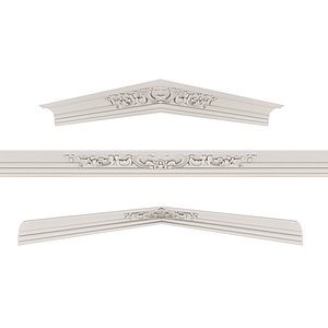 3D model molding moulding cornice