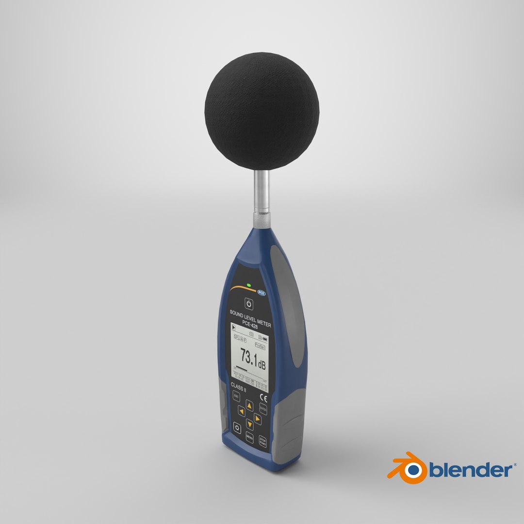 3D model Handheld Digital Sound Level Meter SPL Meter PCE 428 https://p.turbosquid.com/ts-thumb/gX/rKb4HW/Th/stemcell_blender_cycles_render/png/1753721820/1920x1080/fit_q87/c1f84d53e80866b5b57f057db711d204ce5db65a/stemcell_blender_cycles_render.jpg