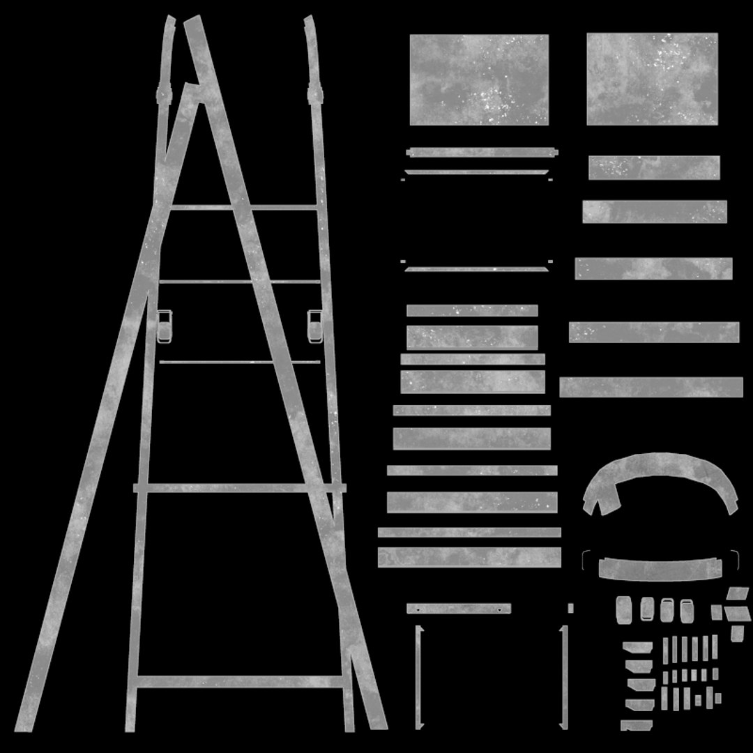 3D Model Ladder - TurboSquid 2048815