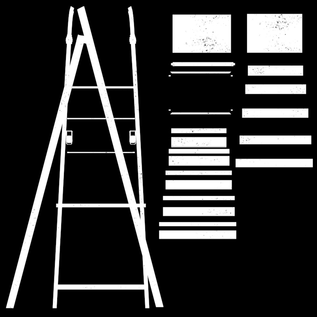 3D Model Ladder - TurboSquid 2048815