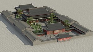 Ancient Chinese Building 3D Model - TurboSquid 1450334