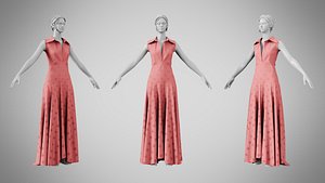 3D Dress 55 Roman model