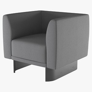 3d armchair tailor la cividina model