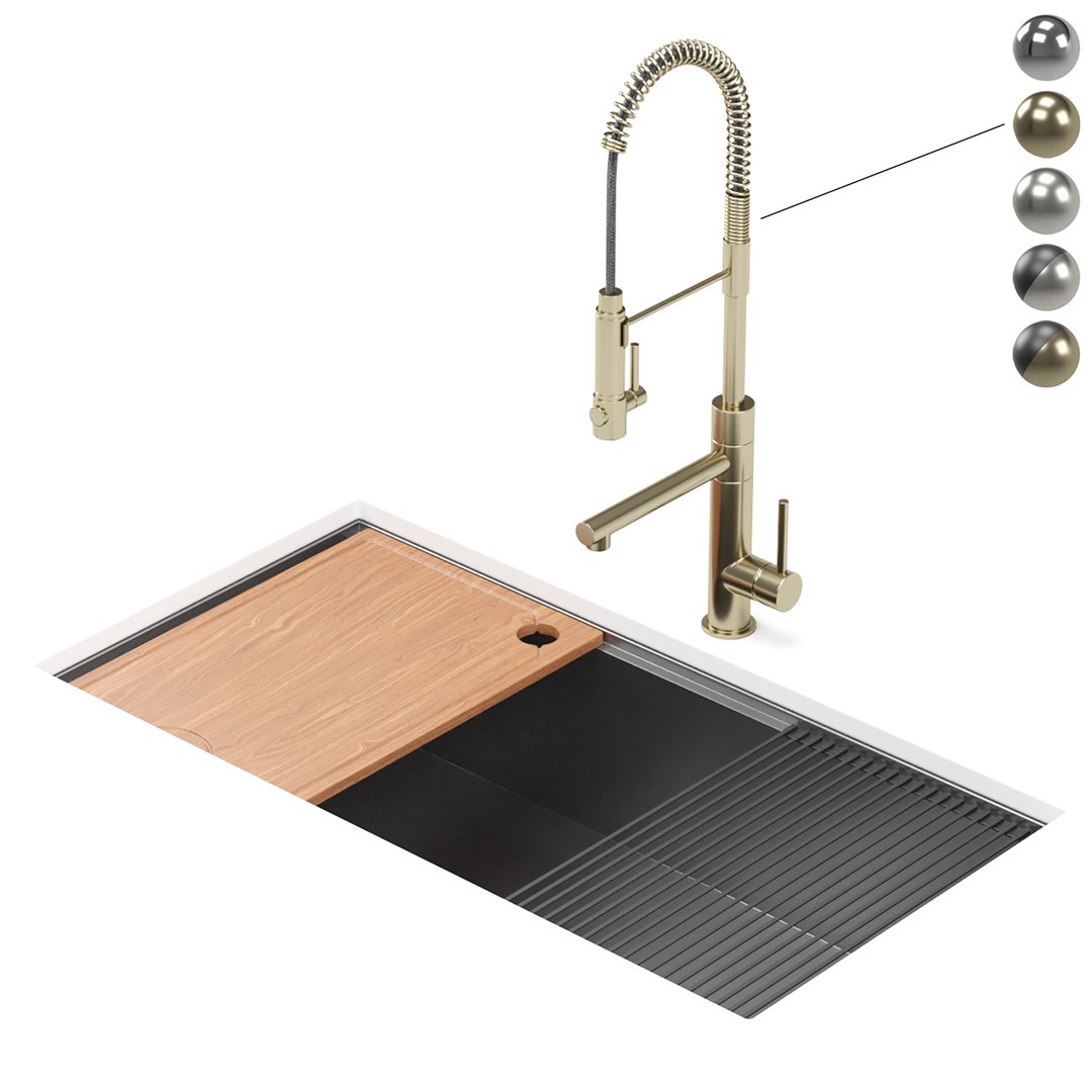 3D KRAUS Kitchen Sink TurboSquid 2291827