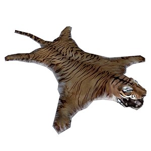 tiger carpet 3D model