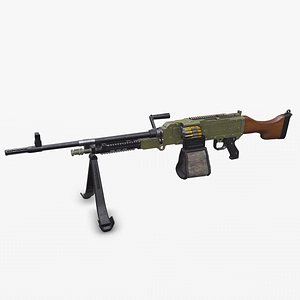 KSP 58 Machine Gun Low-poly PBR