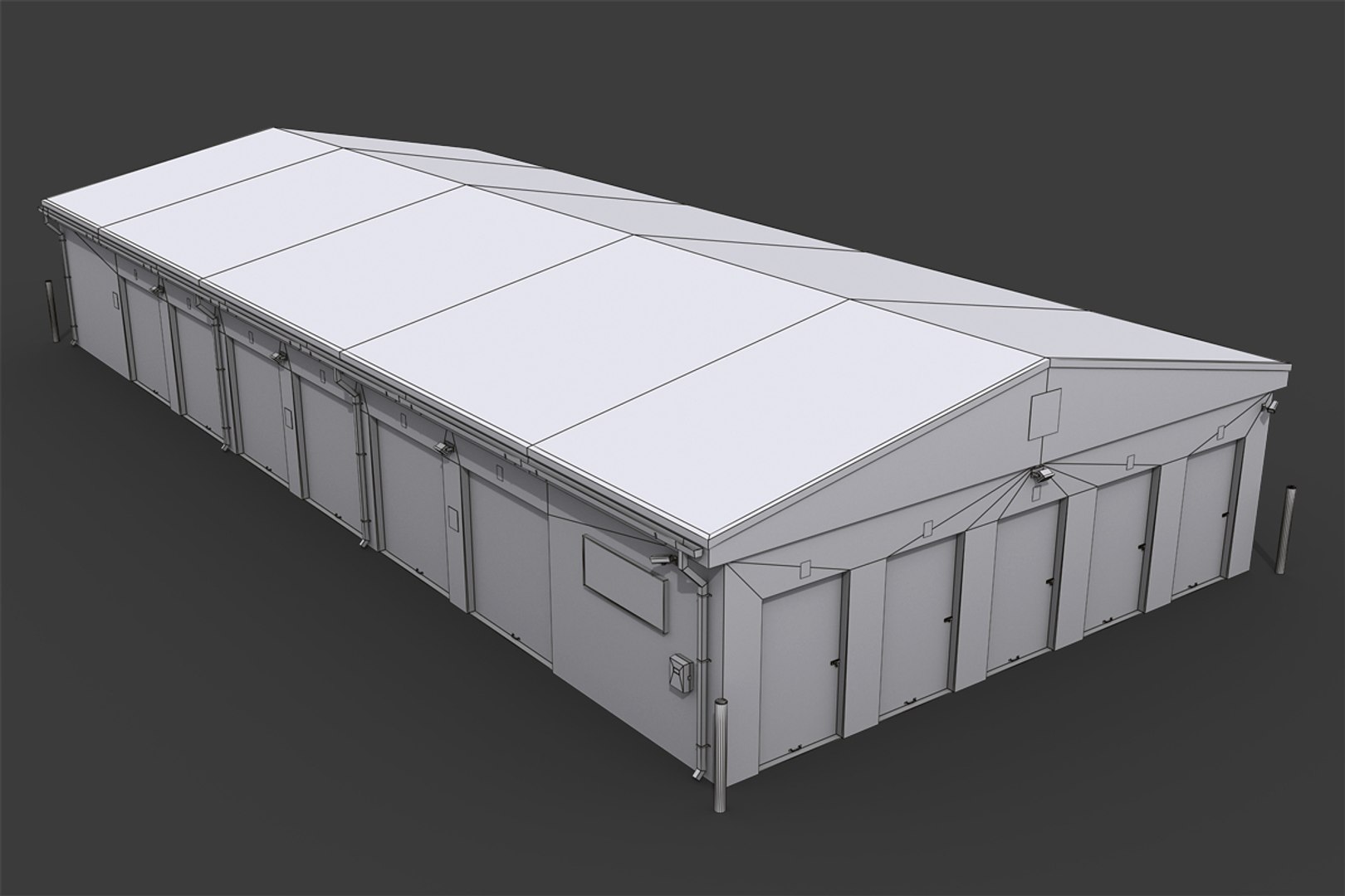 3D Selfstorage Warehouse Building - TurboSquid 1166606