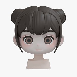 Female Hair Style 03 model