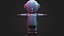 Stilisierte Zeichentrickfigur Astronaut