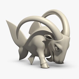 free zodiac capricorn 3d model