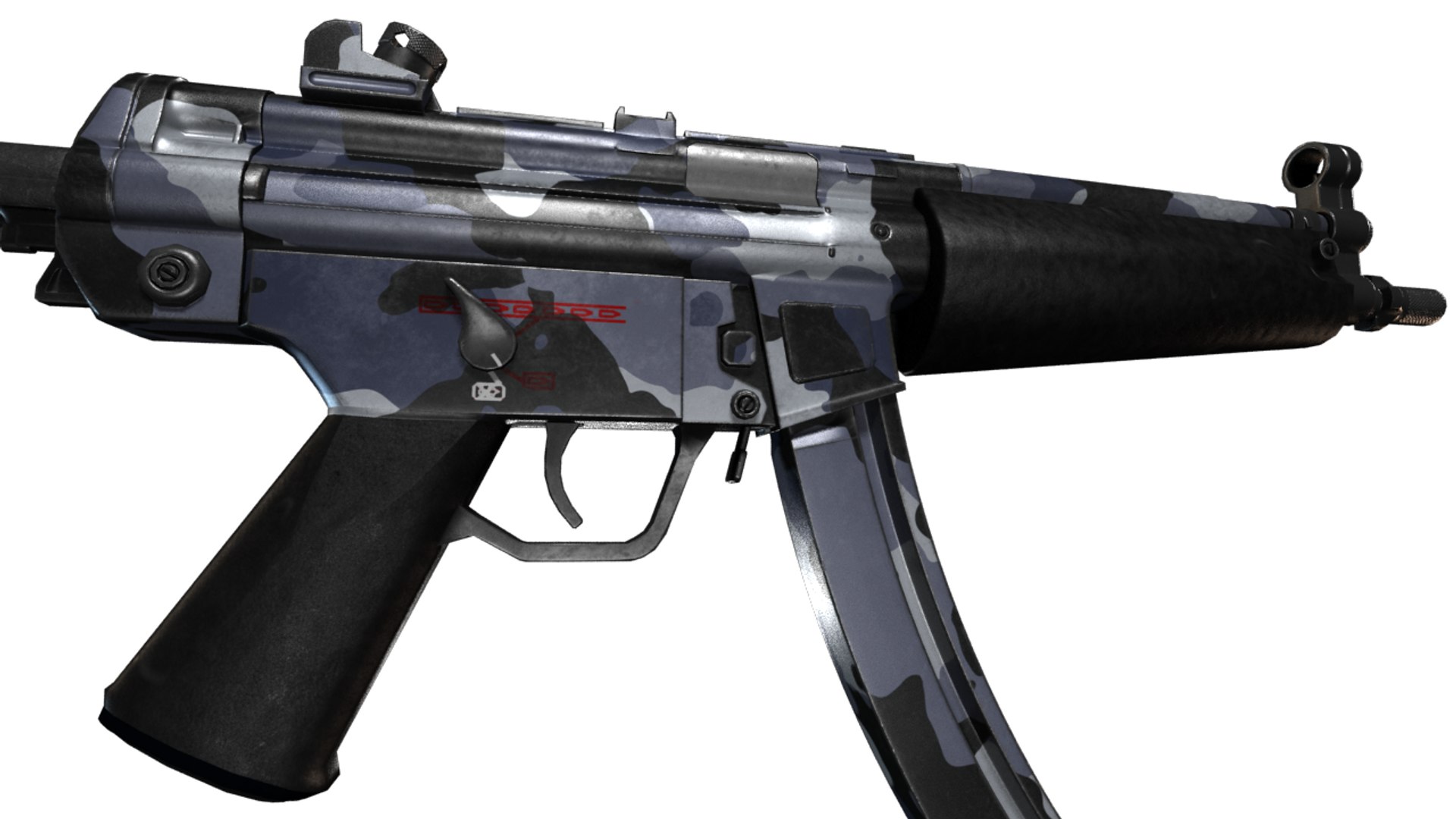 3d Mp5 Real Heckler Model