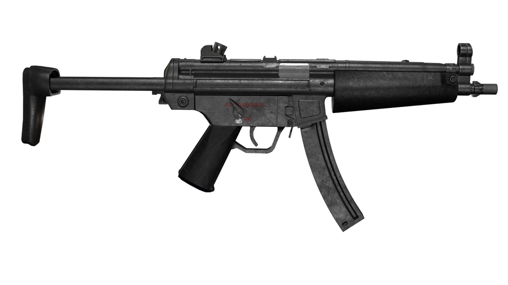 3d Mp5 Real Heckler Model