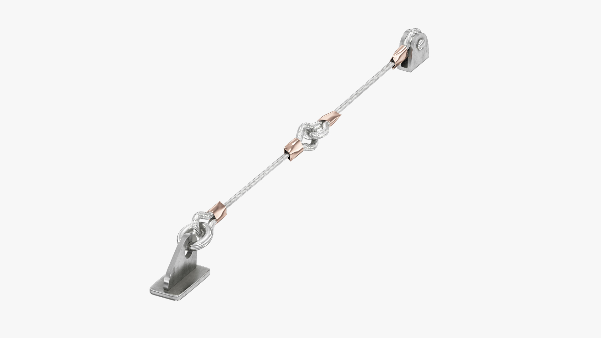 3D Turnbuckles with Steel Wire Ropes Collection V1 model - TurboSquid ...