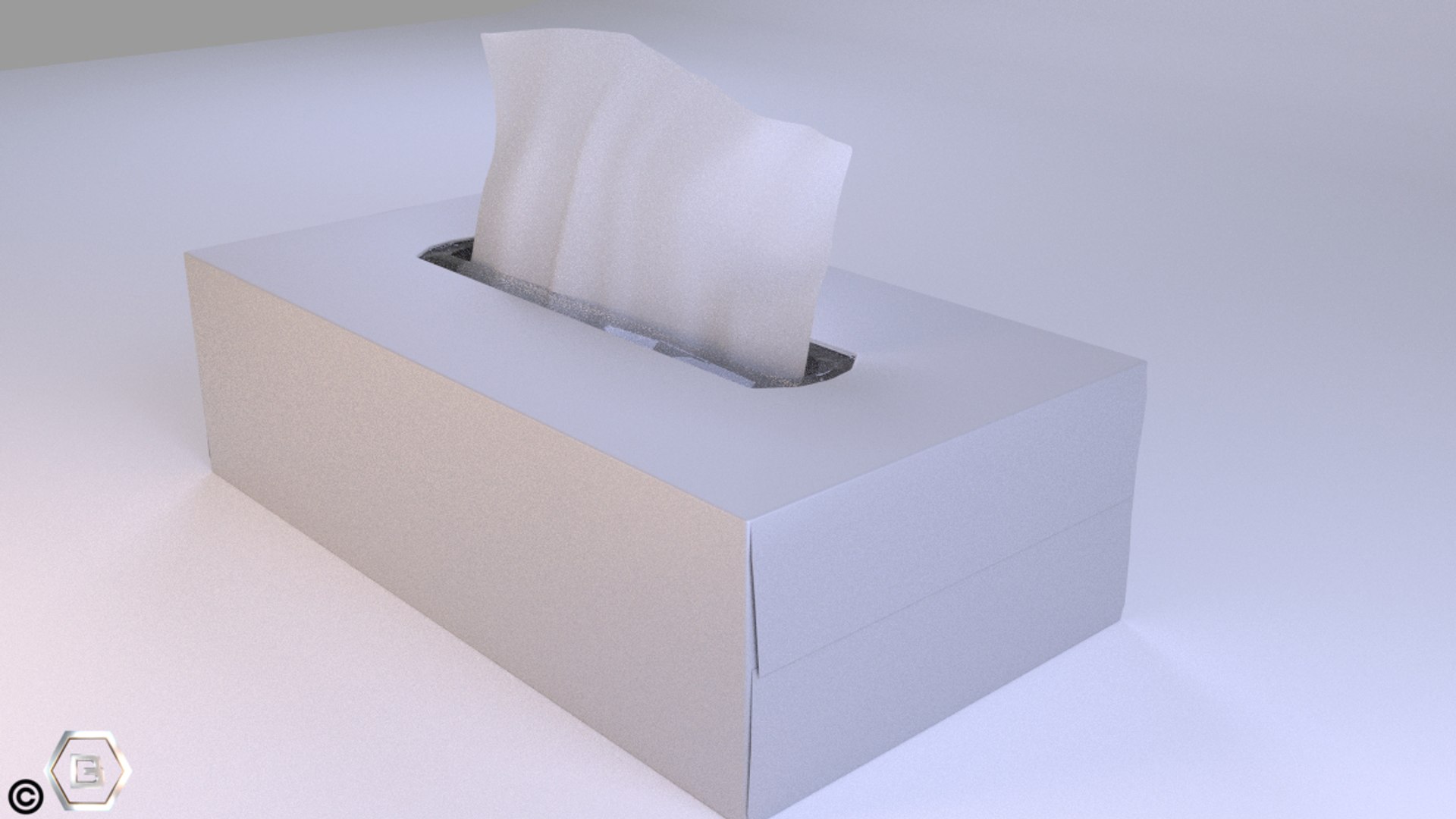 3d Tissue Box