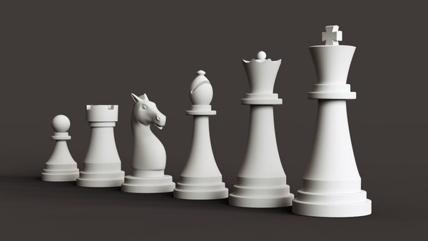 Peão de xadrez - Chess pawn, 3D CAD Model Library