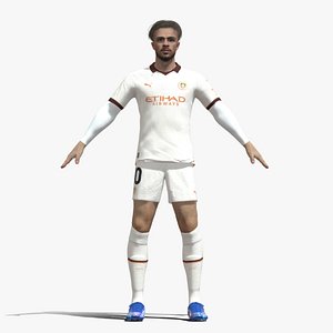 3D model T-Pose Rigged Grealish Manchester City 23-24