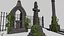 3D Old Gravestones