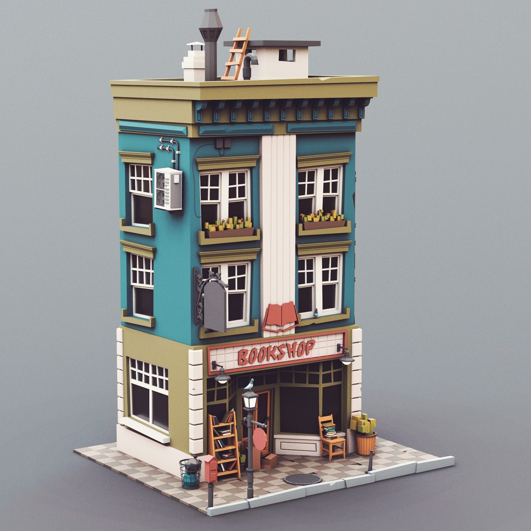 Low poly Bookshop 01 3D model https://p.turbosquid.com/ts-thumb/gY/Q3i12b/dO/06/jpg/1670263342/1920x1080/fit_q87/64b27ffa586871894135f04486b34913ddbcc124/06.jpg